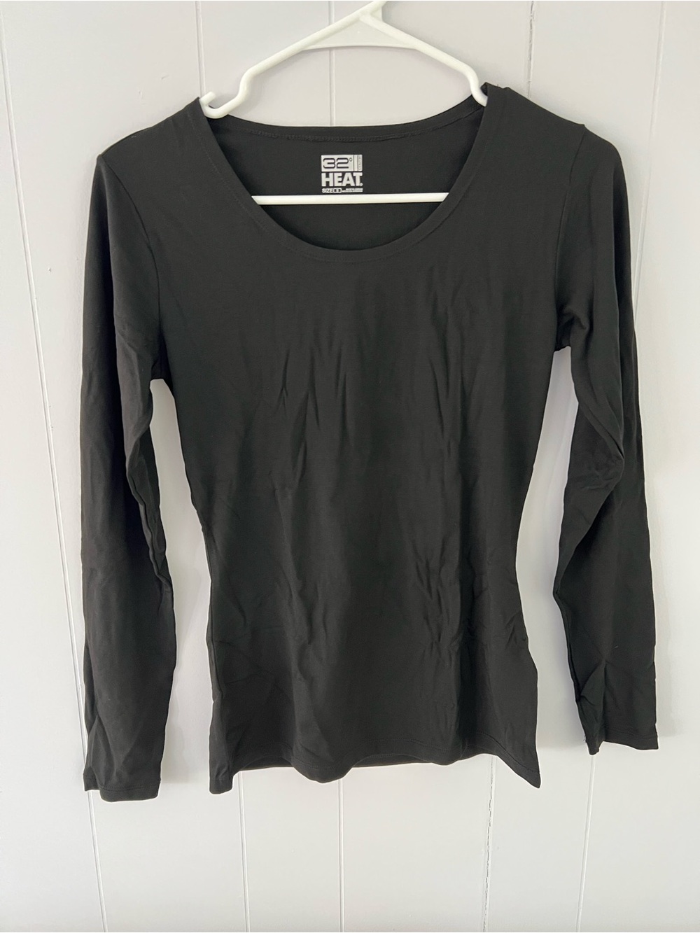 32 Degrees Black Long-Sleeve Scoop Neck 2 pack #35